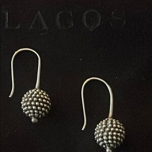 Authentic Logos Caviar Earrings